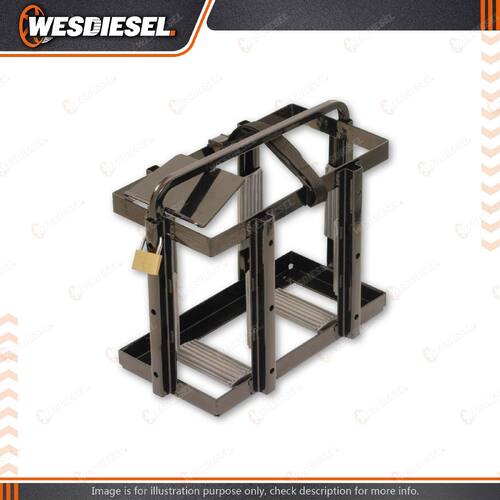 ARK Top Loading Jerry Can Holder With Lock - 355mm x 180mm x 477mm