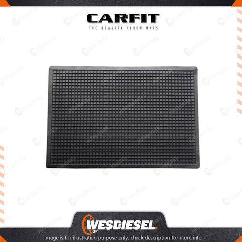 Carfit Utility Black Large Rubber Mats 59cm x 39cm Premium Quality