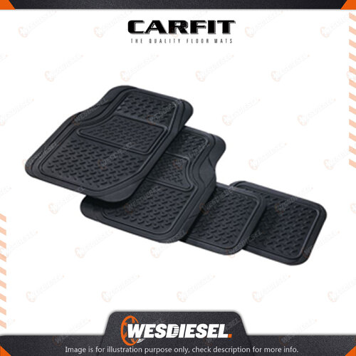 Carfit 4 Piece Set Guardian Rubber Black FR 68cm x 46cm / RR 36cm x 43cm