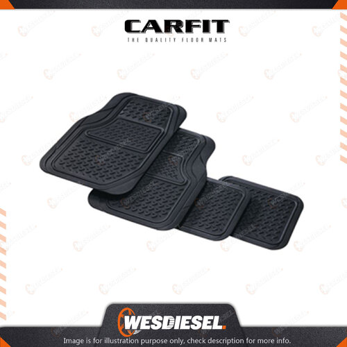 Carfit 4 Piece Set Guardian Rubber Clear FR 68cm x 46cm / RR 36cm x 43cm