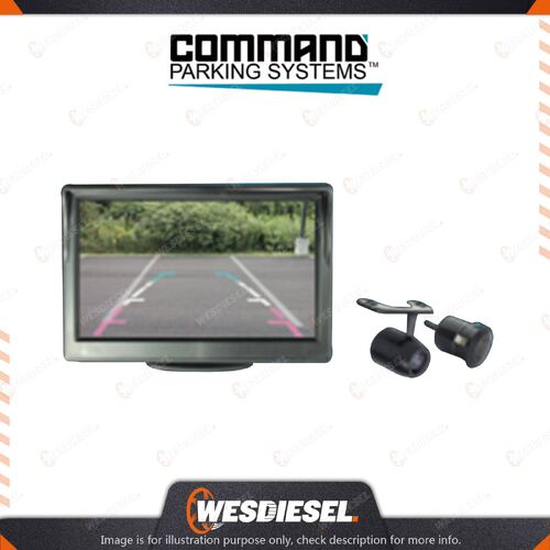 Command 5" Dual Mount Pedestal Monitor With CMDC110 Flush/Butterfly Camera Pack