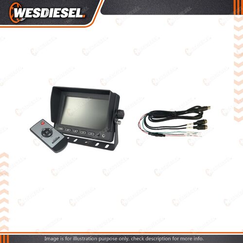 Command 2ND Gen 5 Inch TFT LCD Digital Touch-Button Monitor W/2 Camera Input