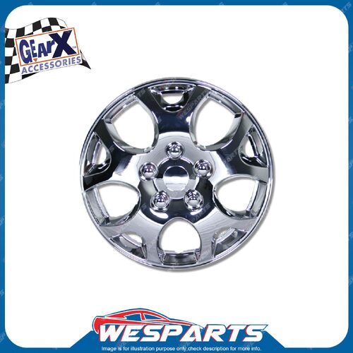 4 pieces of GearX Brand Chrome Wheel Covers 13" Serval Automative Parts