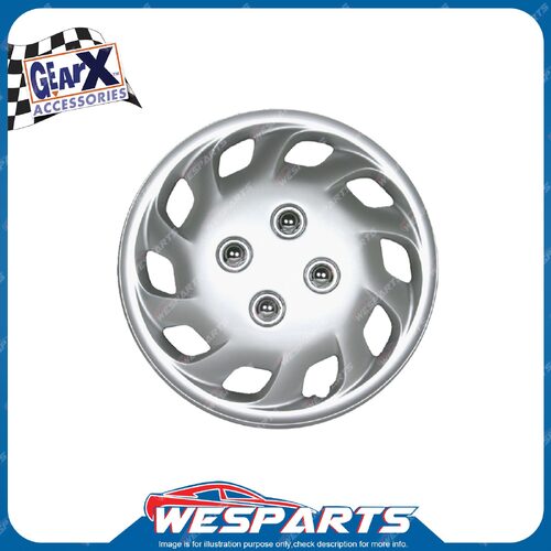 4 pieces of GearX Brand Silver Wheel Covers 13" Sonora Automative Parts