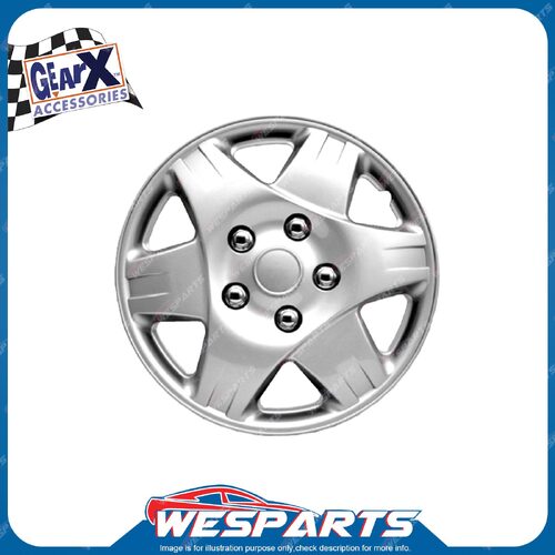 4 pieces of GearX Brand Silver Wheel Covers 13" Pareas Automative Parts