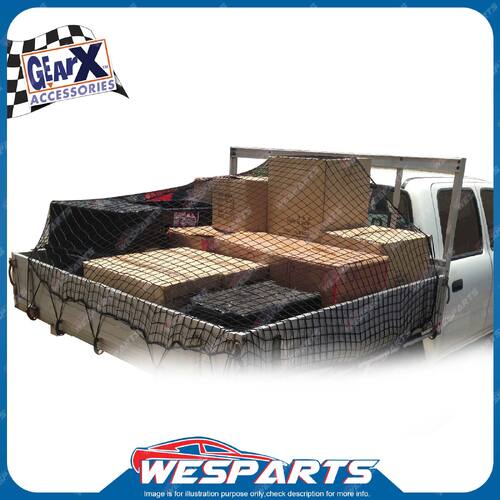 1 x GearX Cargo Net 1.5m x 2.2m Fits Multiple Size Ute Trays and Trailers