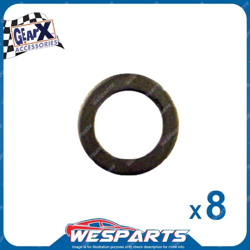 8 x GearX Mag Nut Washers - ID18mm x OD27mm 2mm Thick Automative Parts