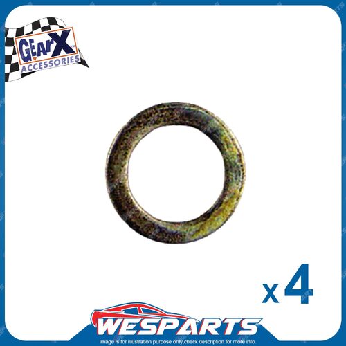 4 x GearX Mag Nut Washers - ID18mm x OD25mm 2mm Thick Automative Parts