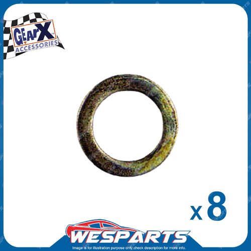 8 x GearX Mag Nut Washers - ID18mm x OD25mm 2mm Thick Automative Parts