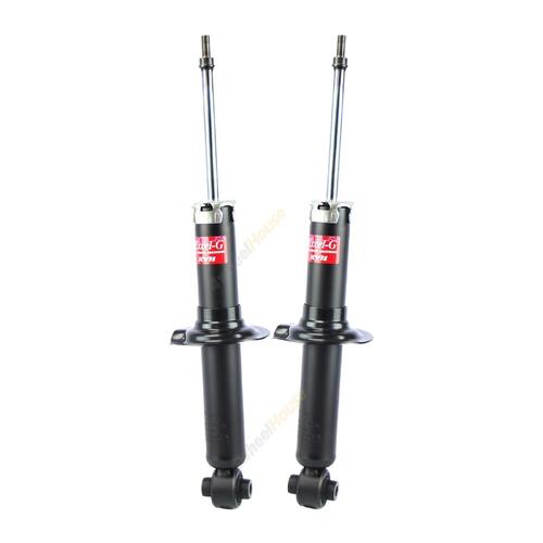 Pair KYB Shock Absorbers Twin Tube Gas-Filled Excel-G Rear 340116