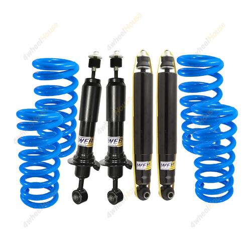 2" 50mm 4Wheelhouse Shocks Coil Lift Kit for Mitsubishi Pajero NM NP NS NT