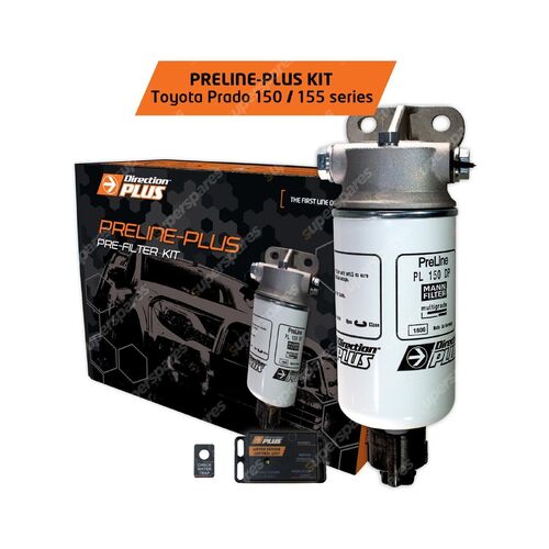 Direction Plus PreLine-Plus Pre-Filter Kit for Toyota Prado 150 1KD-FTV 09-15