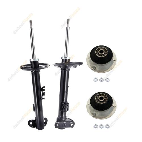 2 x KYB Shock Absorbers Strut Top Mount Kit Front 333910 333909 KSM5255