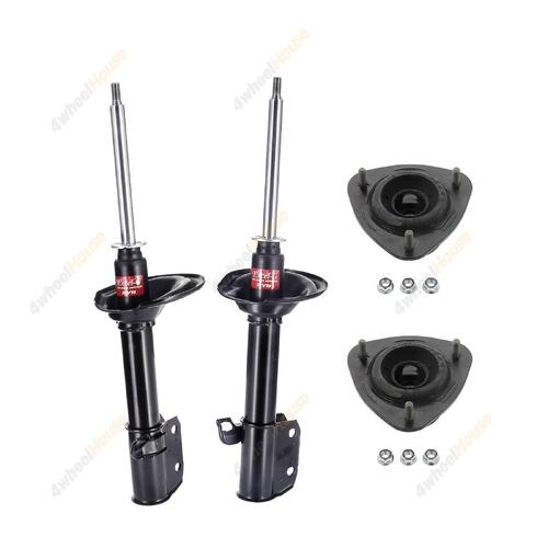 2 x KYB Shock Absorbers Strut Top Mount Kit Rear 334110 334109 KSM5243