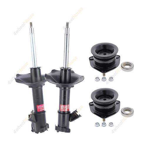 2 x KYB Shock Absorbers Strut Top Mount Kit Front 334159 334158 KSM5503