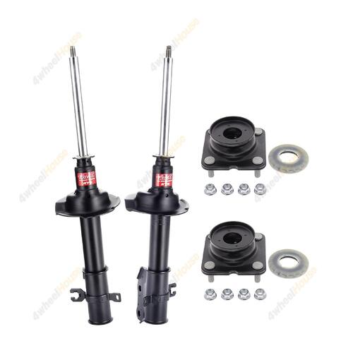 2 x KYB Shock Absorbers Strut Top Mount Kit Front 339156 339155 KSM5692