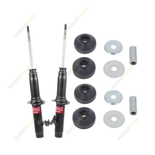 2 x KYB Shock Absorbers Strut Top Mount Kit Front 341201 341200 KSM5058