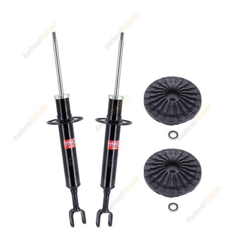 2 x KYB Shock Absorbers Strut Top Mount Kit Front 341845 KSM5446