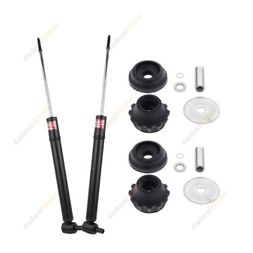 2 x KYB Shock Absorbers Strut Top Mount Kit Rear 343302 KSM5377