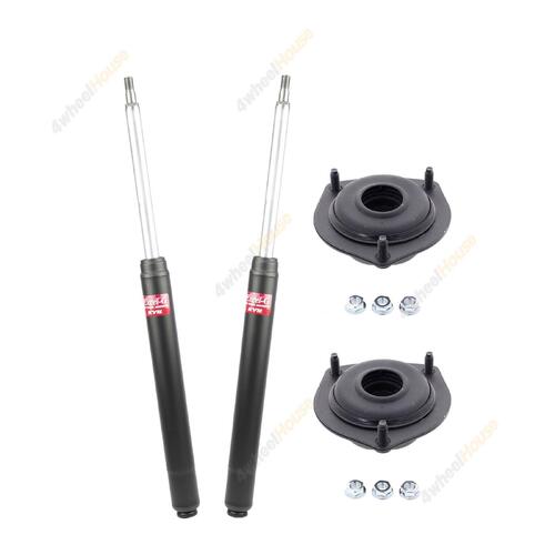 2 x KYB Shock Absorbers Strut Top Mount Kit Rear 365062 KSM5375