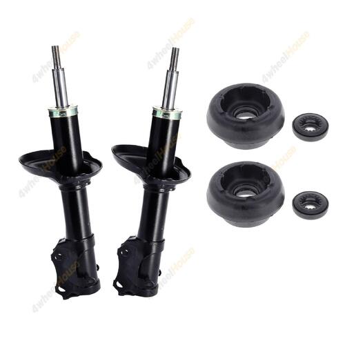 2 x KYB Shock Absorbers Strut Top Mount Kit Front 634810 KSM1704