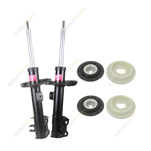 2 x KYB Shock Absorbers Strut Top Mount Kit Front 3348004 3348003 KSM1820