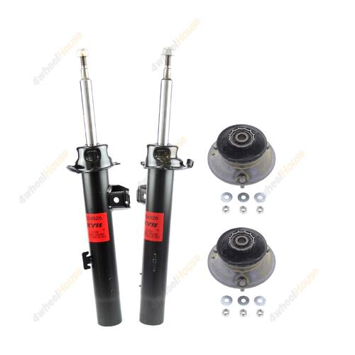 2 x KYB Shock Absorbers Strut Top Mount Kit Front 334626 334625 KSM1003