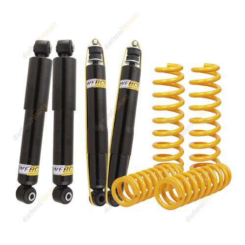 2" 50mm 4Wheelhouse Shocks Coil Springs Lift Kit for Jeep Wrangler TJ