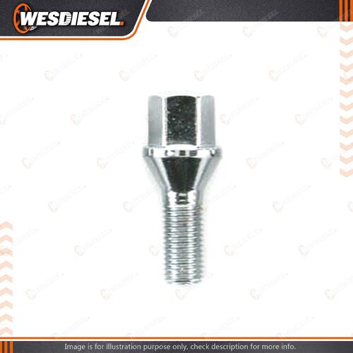 The Wheel Doctor 12mm x 1.50 Conical Taper Lug Nut Bolt 4 Package