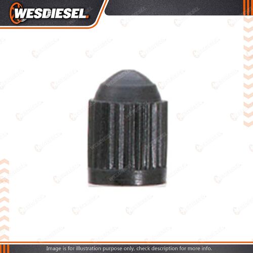 The Wheel Doctor Valve Caps Std Black 4 Package - Premium Quality