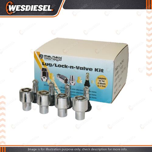 The Wheel Doctor 12 X 1.25 Lug / Lock Nut Valve Kit - High Quality